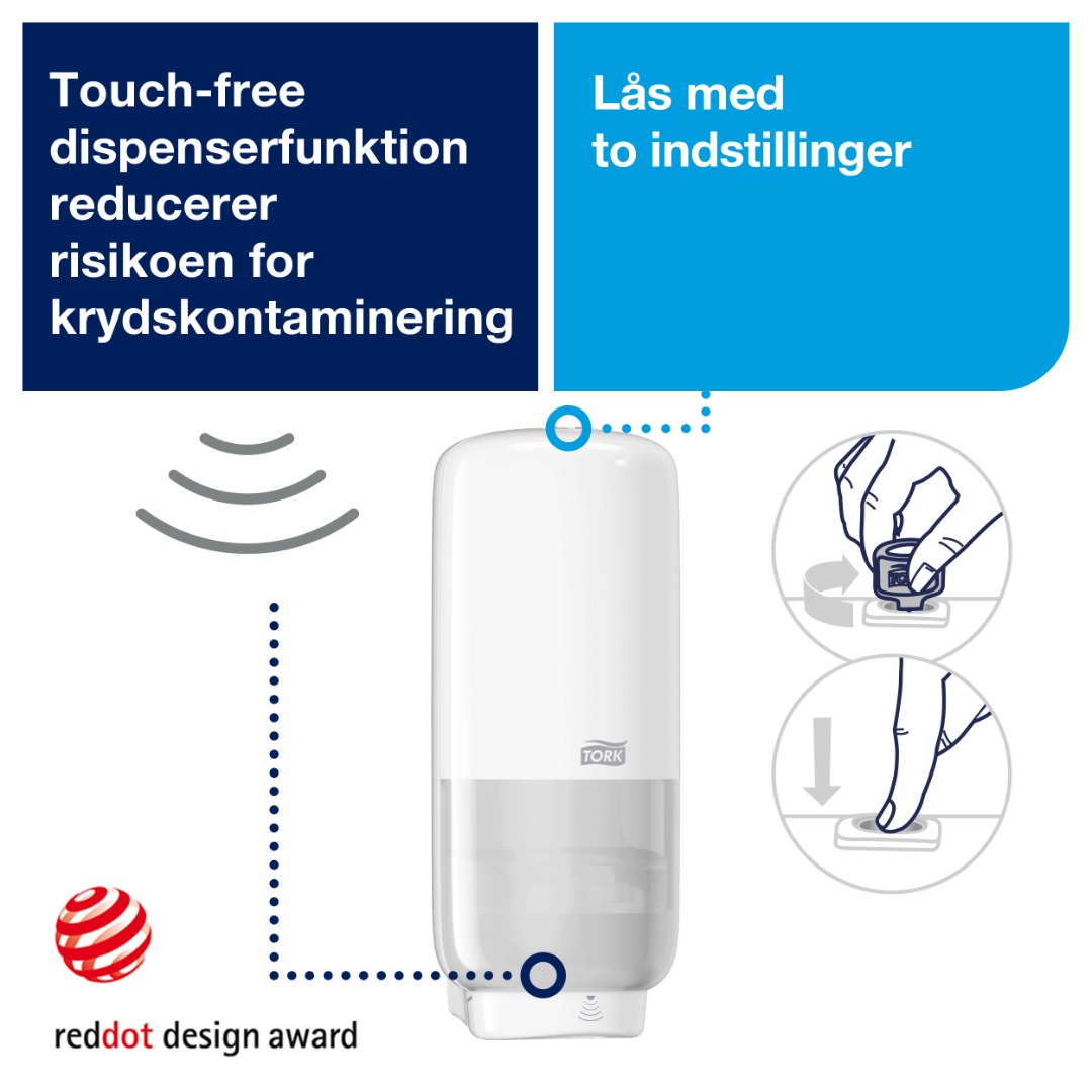 Tork S4, Skumdispenser, Touchfree