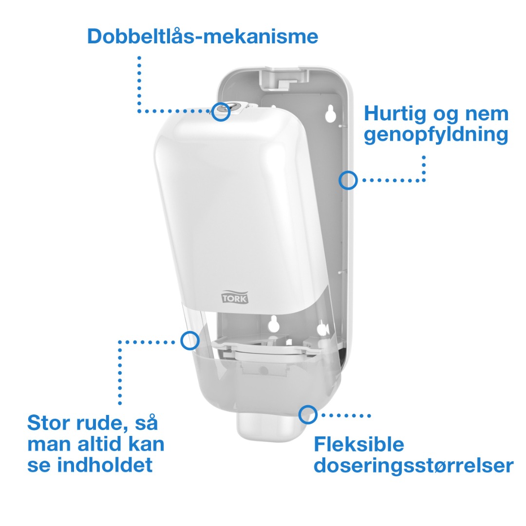 Tork S4, Skumdispenser, Hvid
