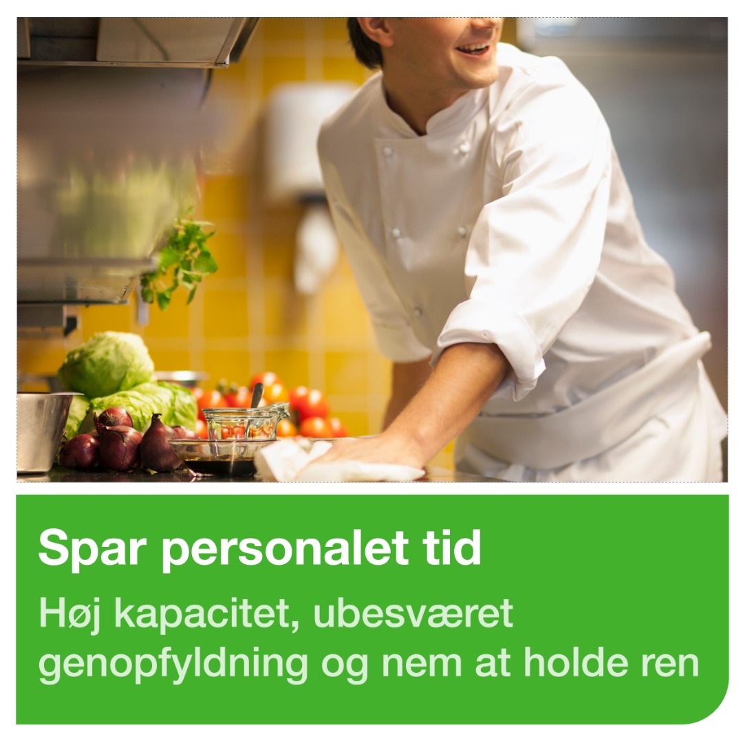 Tork M2, Aftørringsrulle Dispenser, Centerrulle, Hvid