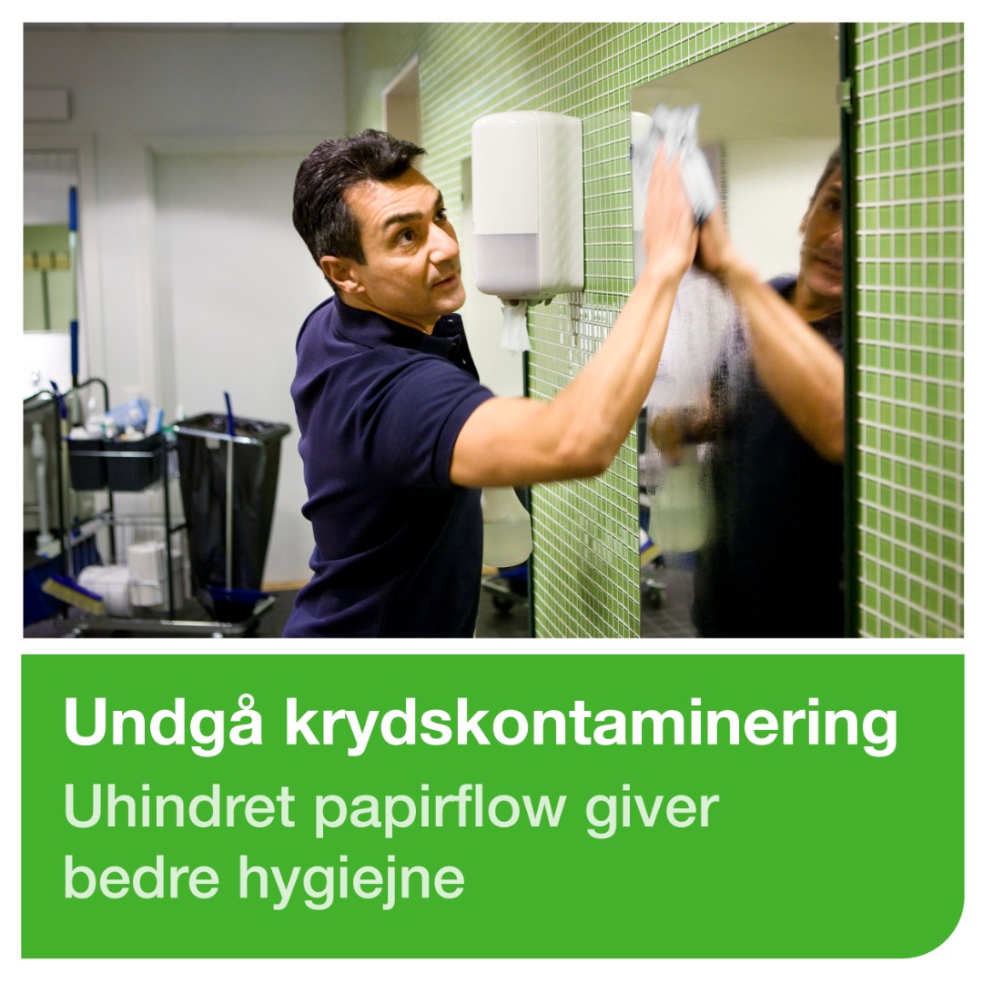Tork M1, Aftørringsrulle Dispenser, Centerrulle, Mini