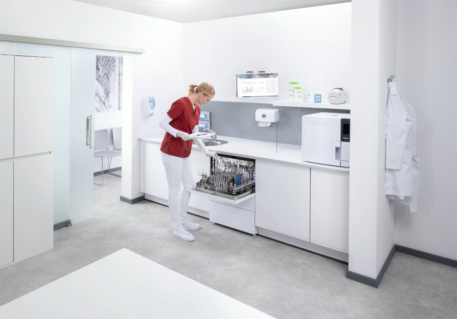 Miele, desinfektionsopvaskmaskine, PWD 8682 C, hvid
