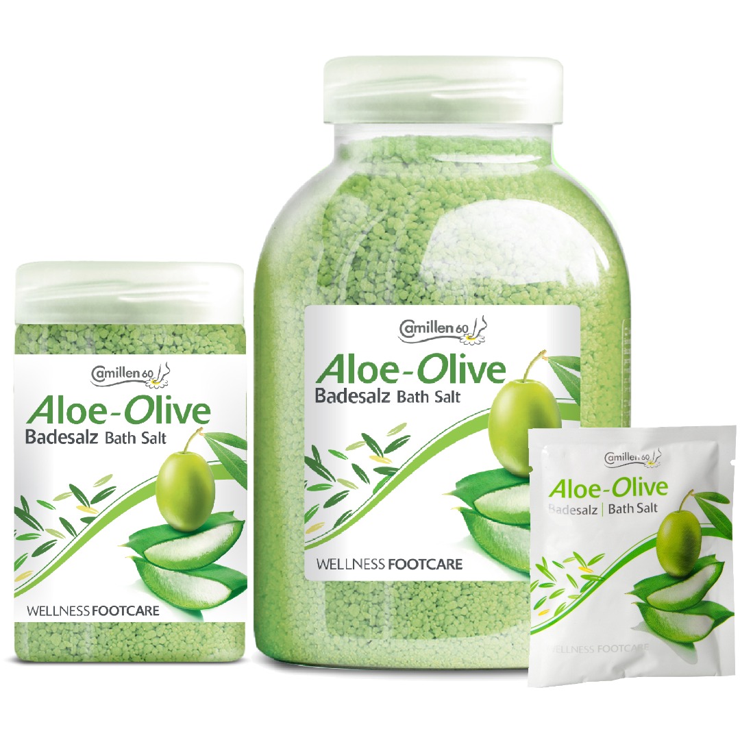 Camillen Wellness, Fodbadesalt, Aloevera & Oliven